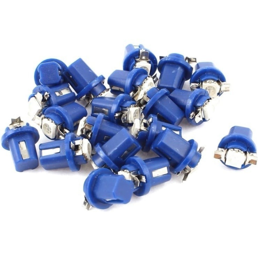 Qtqgoitem B8.5D Blue 5050 LED Dash Lamp 10 Pcs Interior (Model: 9be da0 0e7 154